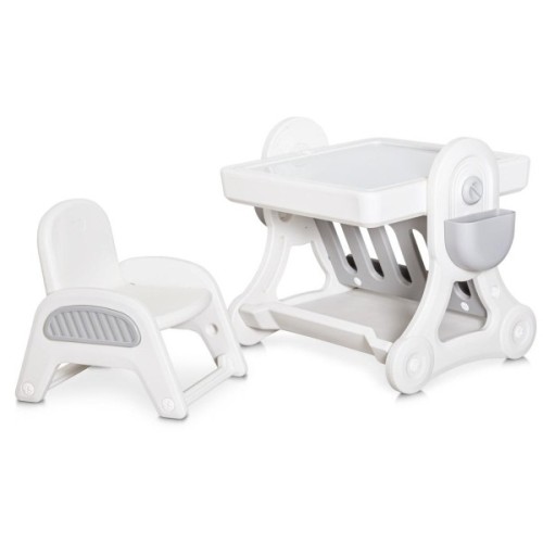 Дитячий стіл Mealux Robin: стіл + стілець (KD-F051 White/Grey)