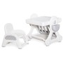 Дитячий стіл Mealux Robin: стіл + стілець (KD-F051 White/Grey)