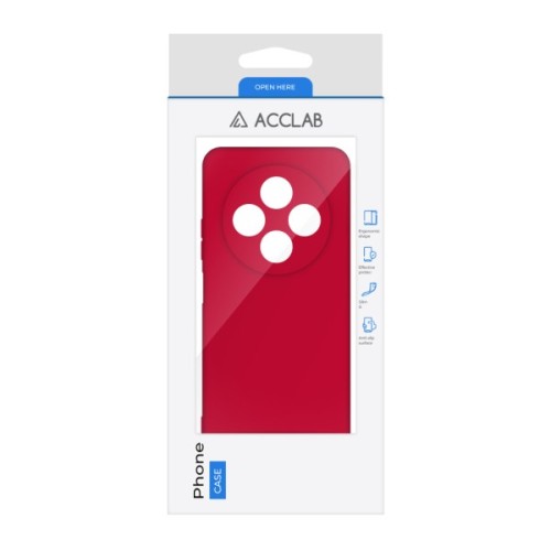 Чохол до мобільного телефона ACCLAB Silicone Xiaomi Redmi 14C 4G Red (1283126617119)