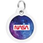 Адресник для тварин WAUDOG Smart ID з QR паспортом "NASA21", коло 30 мм (230-0148)