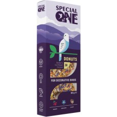 Вітаміни для птахів Special One Пончики «Барбарис, волошка, кокос» 60 г (4823082425167)
