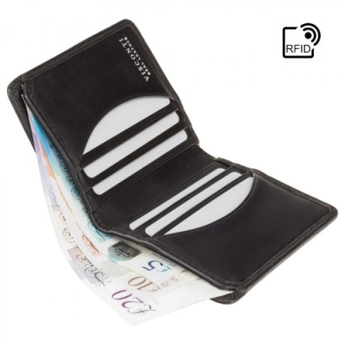 Гаманець Visconti CR91 Caiman з RFID Black (CR91 BLK)