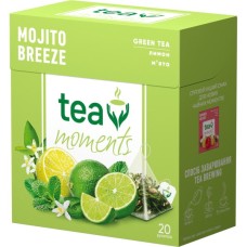 Чай Tea Moments Mojito Breeze зелений 20х1.8 г пірамідки (tm.00339)