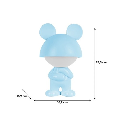 Нічник Kite Світильник LED з акумулятором Dreamy Mouse, блакитний (K25-315-2-3)
