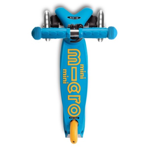 Самокат Micro Mini Deluxe Foldable LED" складний Блакитний океан" (MMD200)