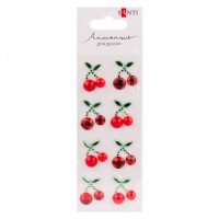 Набір для творчості Santi Вишеньки аплікація зі страз самоклеючих 7х14 см (743035)