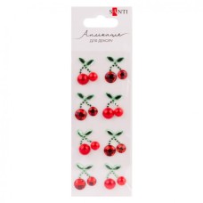 Набір для творчості Santi Вишеньки аплікація зі страз самоклеючих 7х14 см (743035)