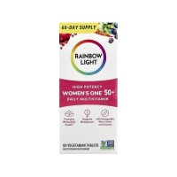 Вітамінно-мінеральний комплекс Rainbow Light Мультивітаміни для жінок 50+, Women's One 50+, High Potency, 60 таблеві (RLT-20422)