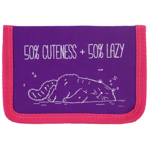 Гаманець дитячий Cool For School багатофункційний на липучці, бузковий (CF86310)