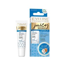 Бальзам для губ Eveline Cosmetics Juicy Kisses Sweet Coconut Lip Balm Солодкий кокос 12 мл (5903416007395)