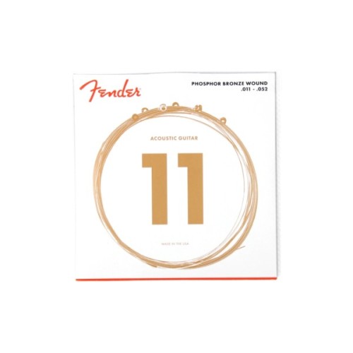 Струни для гітари Fender 60CL Phosphor Bronze Acoustic Strings 11-52 (A009854)