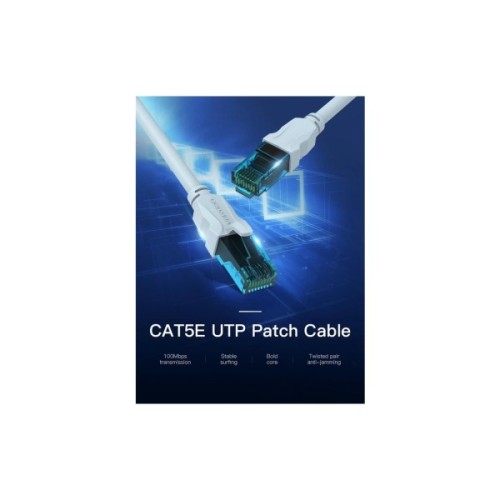 Патч-корд 0.75м UTP cat 5e RJ-45 blue Vention (VAP-A10-S075)