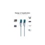 Патч-корд 0.75м UTP cat 5e RJ-45 blue Vention (VAP-A10-S075)