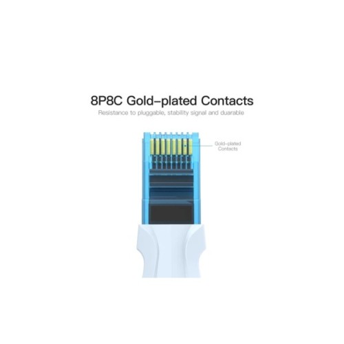Патч-корд 0.75м UTP cat 5e RJ-45 blue Vention (VAP-A10-S075)
