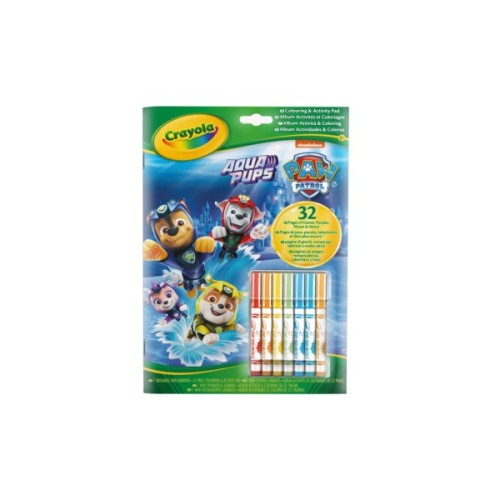 Набір для творчості Crayola розмальовка "Paw Patrol", 32 сторінки та 7 фломастерів (04-6918G)
