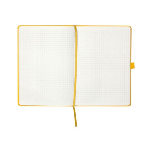 Книга записна Axent Partner, 125x195 мм, 96 аркушів, клітинка, жовта (8201-08-A)