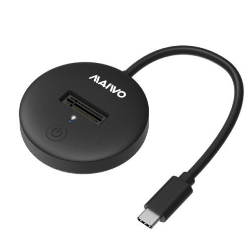 Док-станція для накопичувачів Maiwo M.2 NVMe/SATA SSD to USB3.2 Gen2 USB-C 10Gbps (K1698P2)