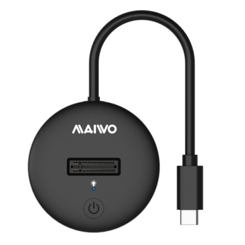 Док-станція для накопичувачів Maiwo M.2 NVMe/SATA SSD to USB3.2 Gen2 USB-C 10Gbps (K1698P2)