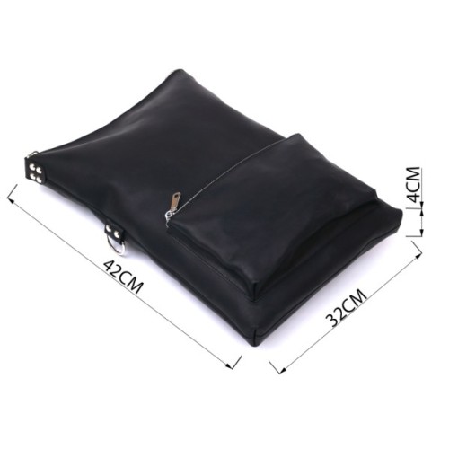 Сумка Shvigel Вінтажна Чорна (16338)