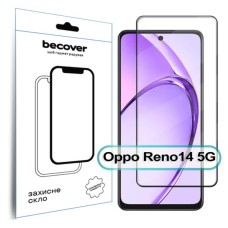 Скло захисне BeCover Oppo Reno14 5G Black (713933)