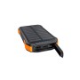 Батарея універсальна Choetech 10000mAh, 5V/2.1A, solar panel, Qi-5W, Black-Orange (B659-OR)