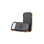 Батарея універсальна Choetech 10000mAh, 5V/2.1A, solar panel, Qi-5W, Black-Orange (B659-OR)