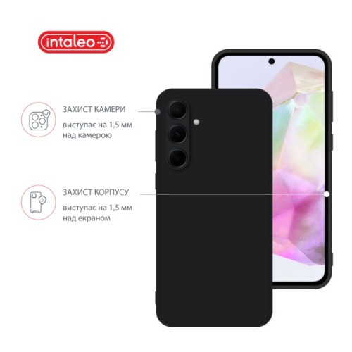 Чохол до мобільного телефона Intaleo SoftShell Samsung Galaxy A35 Black (1283126592058)
