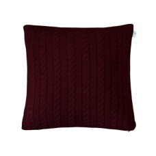 Наволочка Прованс декоративна в'язана SOFT Бордо 45х45 (011698)