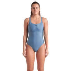 Купальник Arena Solid Swimsuit Control Pro Bac 005910-550 Сірий 40 (3468337486091)