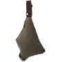 Сумка Vintage Через плече для чоловіків з текстилю Оливкова (22197)