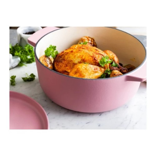 Каструля KitchenAid чавунна з кришкою 5,2 л Суха троянда (CC007431-001)