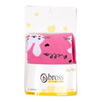 Колготки дитячі Bross із зайчиком (17573-0-6G-pink)