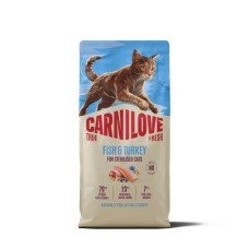 Сухий корм для кішок Carnilove True Fresh Fish & Turkey Sterilised 6 кг (8595602582426)