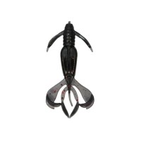 Силікон рибальський Harpoon ТЕП Crazy Flapper 2.5" 002 Графіт 5шт (7407000008440)