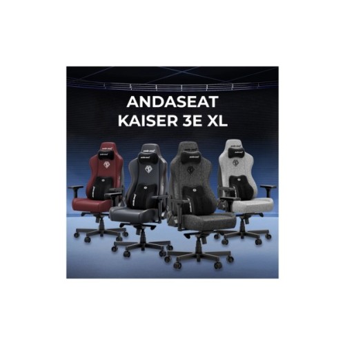 Крісло ігрове Anda Seat Kaiser 3E Fabric Size XL Grey (AD23YC-XL-09-G-CF-G01)
