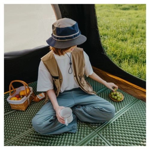 Туристичний килимок Naturehike CNK2450WS044 подвійний 200x120х1,8см синій (6927595791097)