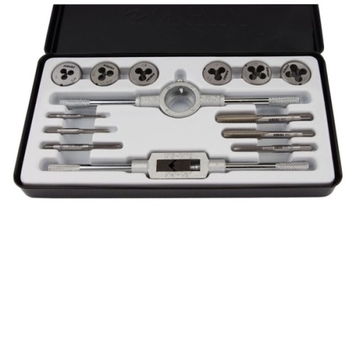 Набір мітчиків і плашок Sigma 14 предм., металевий кейс (1643071)