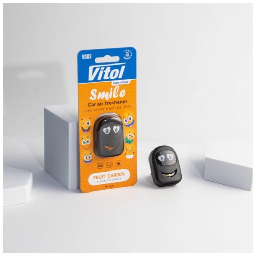 Ароматизатор для автомобіля VITOL Smile Fruit Garden 4мл (VS03)