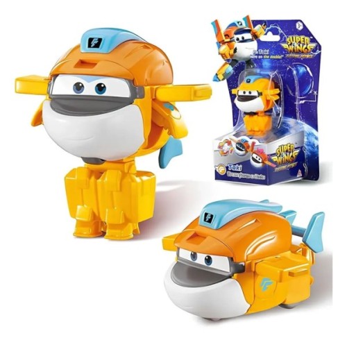 Фігурка Super Wings трансформер Transform-a-Bots Такі (Taki), 5 см (YW780058)
