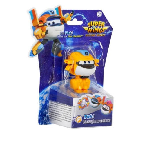 Фігурка Super Wings трансформер Transform-a-Bots Такі (Taki), 5 см (YW780058)