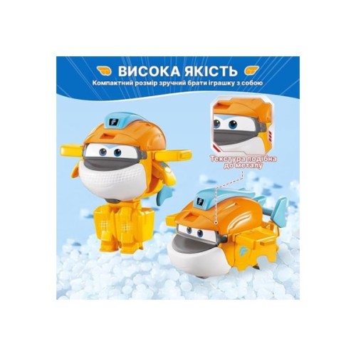 Фігурка Super Wings трансформер Transform-a-Bots Такі (Taki), 5 см (YW780058)