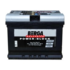Акумулятор автомобільний Berga Power Block 63Ah Ев (-/+) (610EN) (5634000617502)