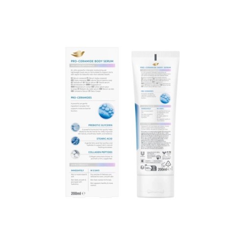 Сироватка для тіла Dove Body Serum Pro-Ceramide + Hydration Зволожувальна З про-церамідами для екстра сухої шкіри 200 мл (8720181804694)