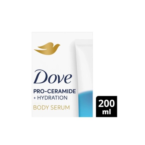 Сироватка для тіла Dove Body Serum Pro-Ceramide + Hydration Зволожувальна З про-церамідами для екстра сухої шкіри 200 мл (8720181804694)