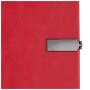 Тижневик Buromax недатований LEGEND, A5, червоний, штуч.шкіра, 336 сторінок (BM.20790-05)
