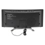 Настільний годинник Technoline WT460 Blue LED з радіо Black/Silver (DAS301824)