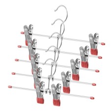 Плічка Ardesto Металеві З прищіпками для штанів Червоний 30 см 5 шт. (ARHC2805RC)