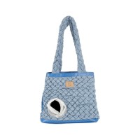 Переноска для тварин MISOKO&CO 40x18x38 см темно-синя (YIWUMSK70170)