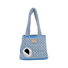 Переноска для тварин MISOKO&CO 40x18x38 см темно-синя (YIWUMSK70170)