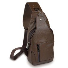 Сумка Vintage Шкіряна через плече Коричнева (14390)